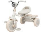 Triciclo - Bicicletta Per Bambini - Bicicletta - Triciclo Per Bambini - Bianco/Beige - Pieghevole - Triciclo Con Ruote