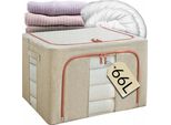 Organizzatore-Copertina Contenitore Per Biancheria Da Letto, Vestiti, Piumoni, Coperte 50X40X33 66L