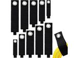 Organizzatore Per Cavi Di Prolunga Da 10 Pezzi, Robuste Cinghie Di Stoccaggio, Gancio Per Fascette In Velcro, Accessori Per Il Garage, Organizzatore Di Cavi Arrotolati Per Appendere Cavi, Tubi, Corde E Attrezzi
