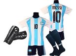 Set Calcio Messi Argentina - Misura 146 + Parastinchi