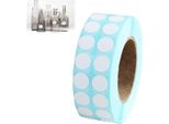 3000 Pezzi/Set Di Adesivi Per Strumenti Di Pittura A Diamante Fai Da Te, Adesivi A Punti Bianchi, Adesivi A Cerchio Impermeabili, Etichette Autoadesive, Accessori Per La Pittura A Diamante (Rotondo)