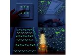 Set Di Decorazioni Adesive Fosforescenti - 482 Adesivi Murali Fosforescenti (Luna, Stelle E Comete). Adesivi Da Parete E Da Soffitto Fosforescenti Per Le Camerette Dei Bambini E Dei Neonati