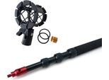 Keepdrum Boom Pole Mk3500 Boompole 3,5 M Con Borsa E Microfono Spider