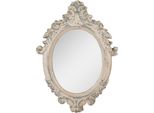 Specchio Clayre & Eef 46X3X64 Cm Metallo Beige