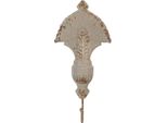 Clayre & Eef Ganci Da Parete 16X4X33 Cm Beige Metall