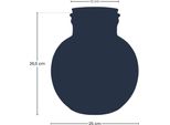 Bottiglia Per Terrario "Teddy"" Con Tappo Di Sughero - Ø25Cm ↕26,5Cm - Bottiglia In Vetro Riciclato - Volume Di Circa 7 Litri - Per Terrari Fai Da Te E Mini Ecosistemi - Senza Tappo A Led"
