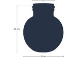 Bottiglia Per Terrario "Bolder Bob"" Con Tappo In Sughero - Ø30Cm ↕31Cm - Bottiglia In Vetro Riciclato - Volume Di Circa 11 Litri - Per Terrari E Mini Ecosistemi Fai Da Te - Senza Tappo Led"