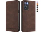 Custodia Per Doogee N60 Pro, Custodia Retro In Finto Cuoio Con Supporto E Slot Per Carte Di Credito Marrone
