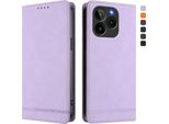 Custodia Per Blu Bold K10/Blu G54, Custodia Retro In Finto Cuoio Con Supporto E Slot Per Carte Purple