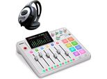 Rode Rodecaster Pro Ii Bianco Con Cuffie