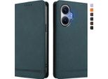 Custodia Per Xiaomi Poco F7/Redmi Turbo 4 Pro, Retro Custodia Flip In Finto Cuoio Con Supporto E Slot Per Carte Verde