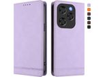 Custodia Per Coolpad X100, Custodia Retro In Finto Cuoio Con Supporto E Slot Per Carte Di Credito Viola