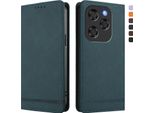 Custodia Per Coolpad X100, Custodia Retro In Finto Cuoio Con Supporto E Slot Per Carte Di Credito Verde