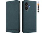 Custodia Per Coolpad 40I, Custodia Retro In Finto Cuoio Con Supporto E Slot Per Schede Verde