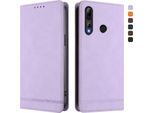 Custodia Per Honor 20 Lite/Honor 10I, Custodia Retro In Finto Cuoio Con Supporto E Slot Per Carte Di Credito Viola