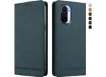 Custodia Per Xiaomi Poco F3/Redmi K40/K40 Pro, Custodia Retro In Finto Cuoio Con Supporto E Slot Per Carte Verde