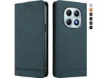 Custodia Per Xiaomi Redmi Note 15, Custodia Retro In Finto Cuoio Flip Con Supporto E Slot Per Carte Verde