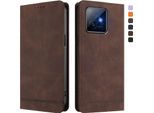 Custodia Per Honor X60GT, Custodia Retro In Finto Cuoio Con Supporto E Slot Per Carte Di Credito Marrone