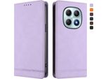 Custodia Per Xiaomi Redmi Note 15, Retro Custodia In Finto Cuoio Flip Con Supporto E Slot Per Carte Purple