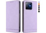 Custodia Per Honor X60GT, Custodia Retro In Finto Cuoio Flip Con Supporto E Slot Per Carte Purple