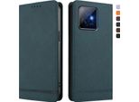 Custodia Per Honor X60GT, Custodia Retro In Finto Cuoio Con Supporto E Slot Per Schede Verde