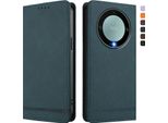 Custodia Per Honor X9A/Magic5 Lite, Custodia Retro In Finto Cuoio Con Supporto E Slot Per Carte Verde