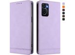Custodia Per Oppo A36/Oppo A76/Oppo A96/Oppo K10 4G, Retro Custodia Flip In Finto Cuoio Con Supporto E Slot Per Carte Purple