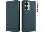 Custodia Per Oneplus Nord 2T, Custodia Retro In Finto Cuoio Con Supporto E Slot Per Schede Verde