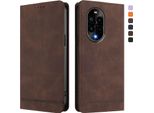 Custodia Per Huawei Nova 13 Pro, Custodia Retro In Finto Cuoio Con Supporto E Slot Per Schede Marrone