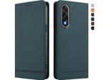 Custodia Per Oneplus Nord 5, Custodia Retro In Finto Cuoio Con Supporto E Slot Per Schede Verde