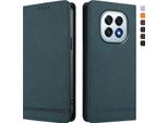 Custodia Per Oppo F29, Custodia Retro In Finto Cuoio Con Supporto E Slot Per Carte Di Credito Verde