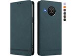 Custodia Per Nokia X20 /Nokia X10, Custodia Retro In Finto Cuoio Con Supporto E Slot Per Schede Verde