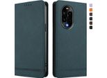 Custodia Per Huawei Nova 13 Pro, Custodia Retro In Finto Cuoio Flip Con Supporto E Slot Per Carte Verde