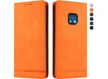 Custodia Per Nokia XR20, Flip Case In Finto Cuoio Retrò Con Supporto E Slot Per Carte Di Credito Arancione