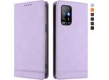Custodia Per Oppo A94 5G, Custodia Retro In Finto Cuoio Con Supporto E Slot Per Carte Purple