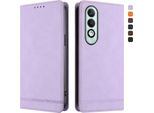Custodia Per Oppo K12X 5G, Custodia Retro In Finto Cuoio Con Supporto E Slot Per Carte Di Credito Viola