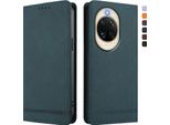 Custodia Per Huawei Nova 14, Custodia Retro In Finto Cuoio Con Supporto E Slot Per Schede Verde