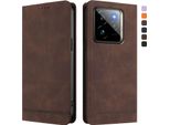 Custodia Per Realme Gt 7 Pro, Custodia Retro In Finto Cuoio Con Supporto E Slot Per Carte Di Credito Marrone
