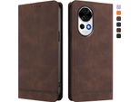 Custodia Per Huawei Nova 13 /Nova 12, Retro Custodia In Finto Cuoio Flip Con Supporto E Slot Per Schede Marrone