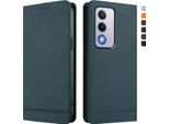 Custodia Per Oppo A80 5G, Custodia Retro In Finto Cuoio Con Supporto E Slot Per Carte Di Credito Verde