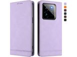 Custodia Per Realme Gt 7 Pro, Custodia Retro In Finto Cuoio Flip Con Supporto E Slot Per Carte Purple
