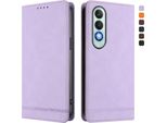 Custodia Per Oneplus Nord CE4, Custodia Retro In Finto Cuoio Con Supporto E Slot Per Carte Di Credito Viola