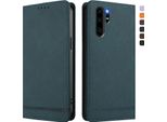 Custodia Per Huawei P30 Pro, Custodia Retro In Finto Cuoio Con Supporto E Slot Per Schede Verde