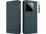 Custodia Per Realme Gt 7 Pro, Custodia Retro In Finto Cuoio Flip Con Supporto E Slot Per Carte Verde