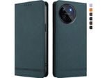 Custodia Per Realme 11 4G, Custodia Retro In Finto Cuoio Con Supporto E Slot Per Carte Di Credito Verde