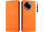 Custodia Per Realme 11 5G, Custodia Retro In Finto Cuoio Con Supporto E Slot Per Carte Di Credito Arancione