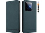 Custodia Per Realme Gt 7, Custodia Retro In Finto Cuoio Con Supporto E Slot Per Carte Verde