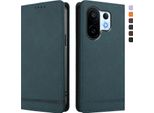 Custodia Per Vivo X200 Fe, Custodia Retro In Finto Cuoio Flip Con Supporto E Slot Per Carte Verde