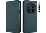 Custodia Per Vivo X200S, Custodia Retro In Finto Cuoio Con Supporto E Slot Per Carte Di Credito Verde