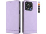 Custodia Per Zte Blade V70 Vita/Blade V70 Design, Custodia Retro In Finto Cuoio Flip Con Supporto E Slot Per Carte Di Credito Viola